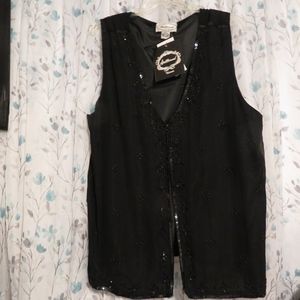 Women's Sequin Vest